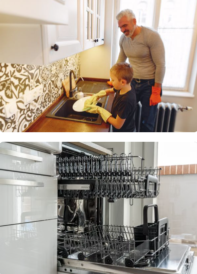 Hand Washing vs Dishwasher