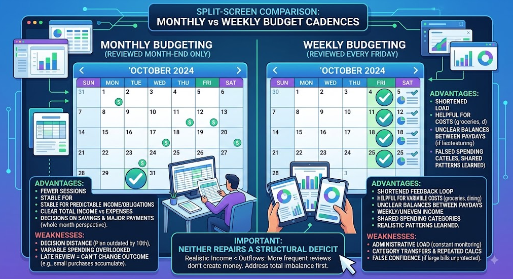 Weekly vs Monthly Budgeting