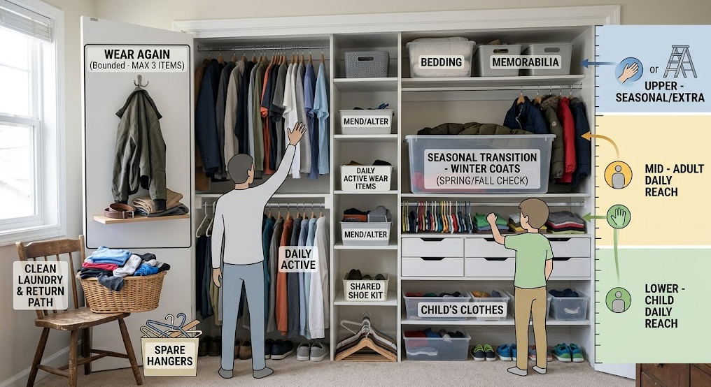 How to Keep a Closet Organized After the Reset