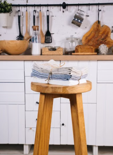 Separate kitchen tools for hands, clean dishes, routine surfaces, raw spills, and floors.