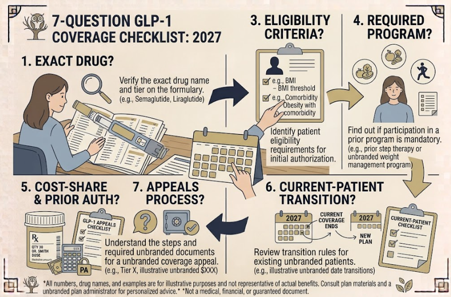 Seven items to verify about GLP-1 coverage before choosing a 2027 employer health plan.
