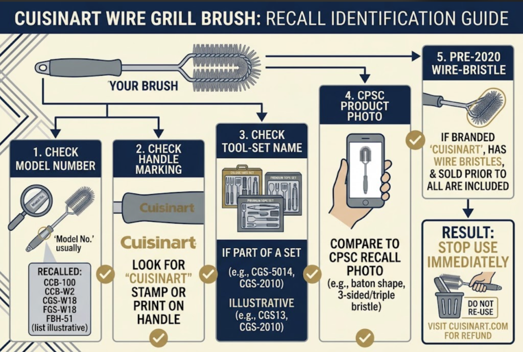 Cuisinart Grill Brush Recall Expanded: Is Your Brush Included?