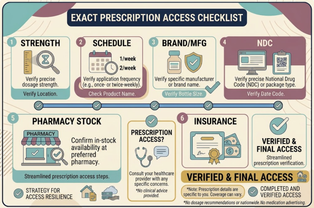 estradiol patch shortage - Six details that determine whether an exact estradiol patch prescription can be filled.